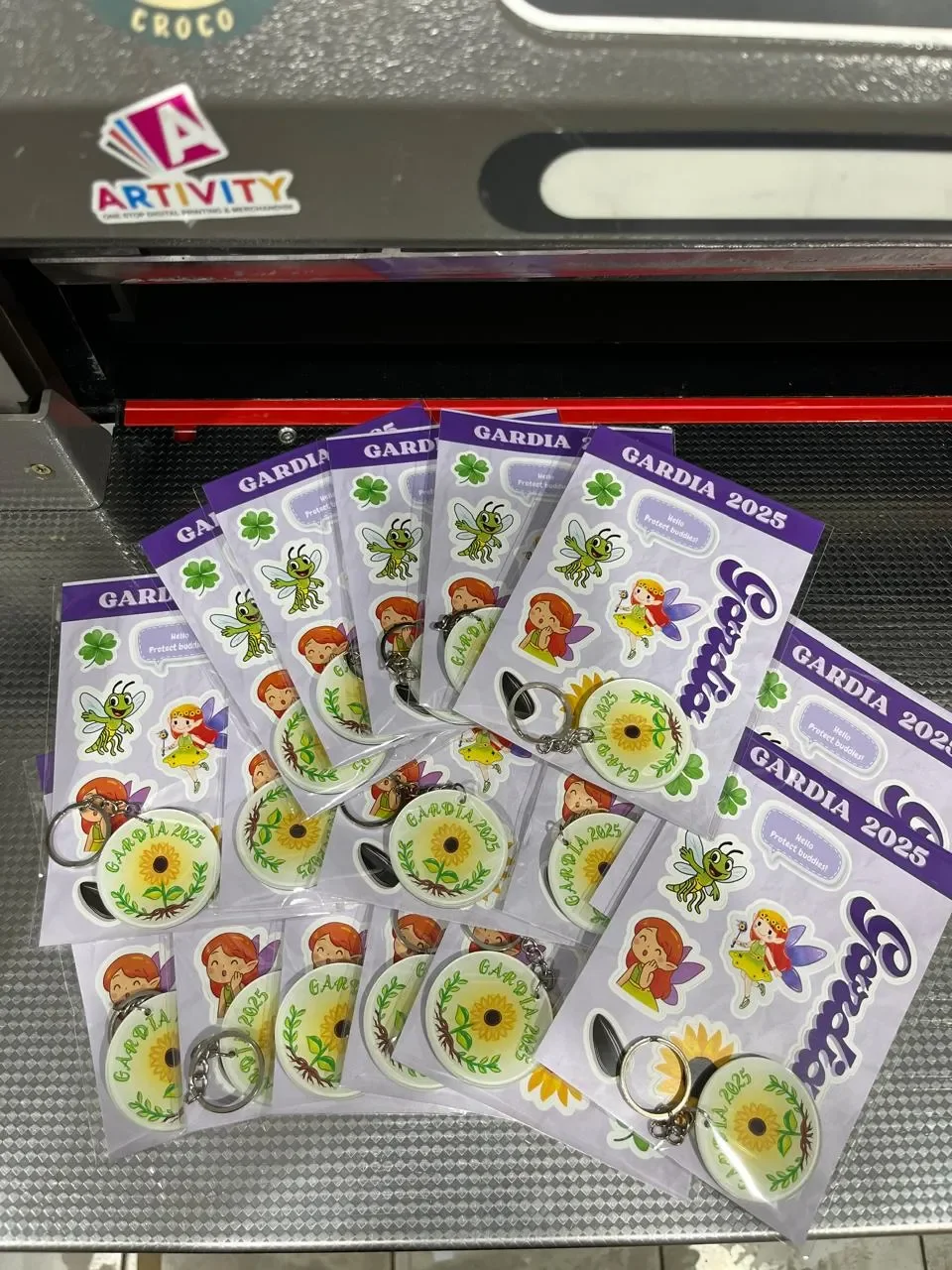 Gantungan Kunci Custom & Sticker Pack